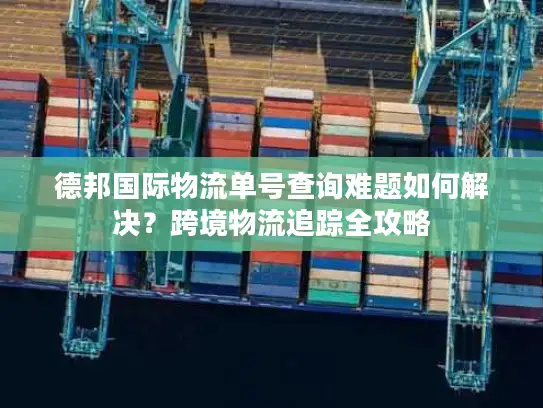 德邦国际物流单号查询难题如何解决？跨境物流追踪全攻略