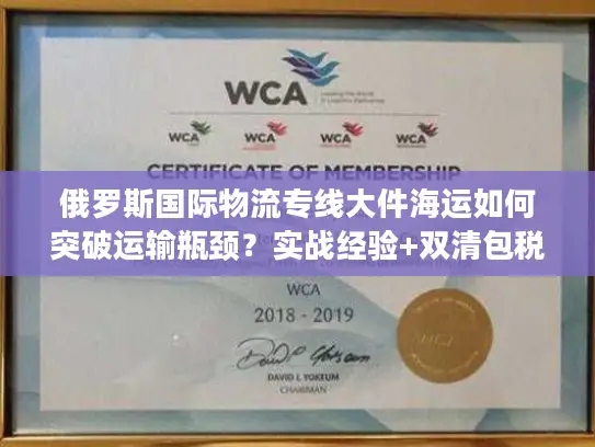 俄罗斯国际物流专线大件海运如何突破运输瓶颈？实战经验+双清包税方案揭秘