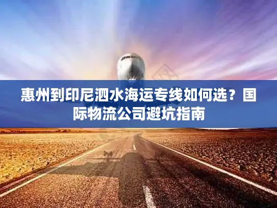 惠州到印尼泗水海运专线如何选？国际物流公司避坑指南