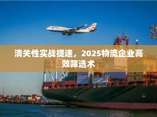 清关性实战提速，2025物流企业高效筛选术