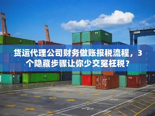 货运代理公司财务做账报税流程，3个隐藏步骤让你少交冤枉税？