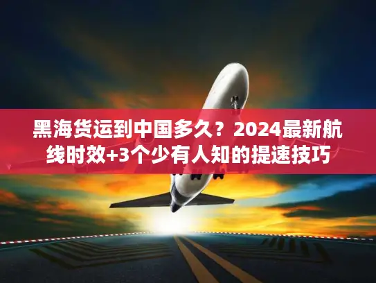 黑海货运到中国多久？2024最新航线时效+3个少有人知的提速技巧
