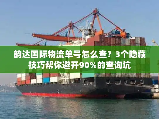韵达国际物流单号怎么查？3个隐藏技巧帮你避开90%的查询坑