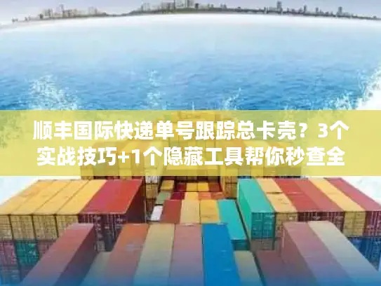 顺丰国际快递单号跟踪总卡壳？3个实战技巧+1个隐藏工具帮你秒查全程