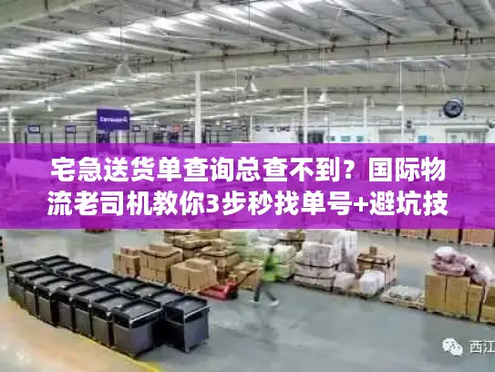 宅急送货单查询总查不到？国际物流老司机教你3步秒找单号+避坑技巧