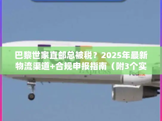 巴黎世家直邮总被税？2025年最新物流渠道+合规申报指南（附3个实战案例）