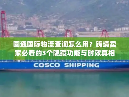 圆通国际物流查询怎么用？跨境卖家必看的3个隐藏功能与时效真相