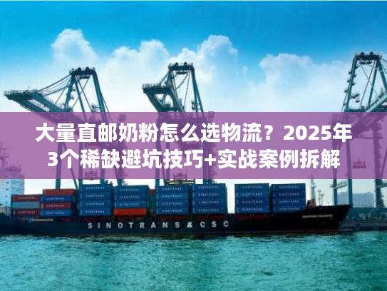 大量直邮奶粉怎么选物流？2025年3个稀缺避坑技巧+实战案例拆解