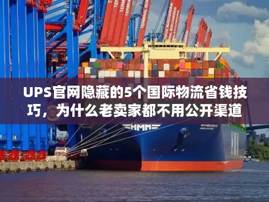 UPS官网隐藏的5个国际物流省钱技巧，为什么老卖家都不用公开渠道？