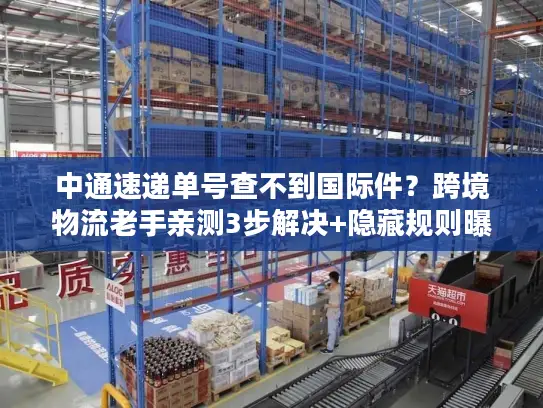 中通速递单号查不到国际件？跨境物流老手亲测3步解决+隐藏规则曝光