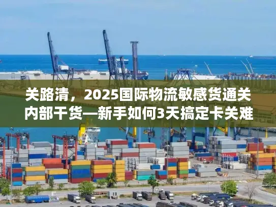 关路清，2025国际物流敏感货通关内部干货—新手如何3天搞定卡关难题？