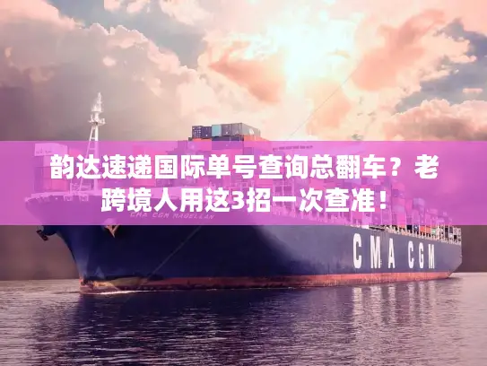 韵达速递国际单号查询总翻车？老跨境人用这3招一次查准！