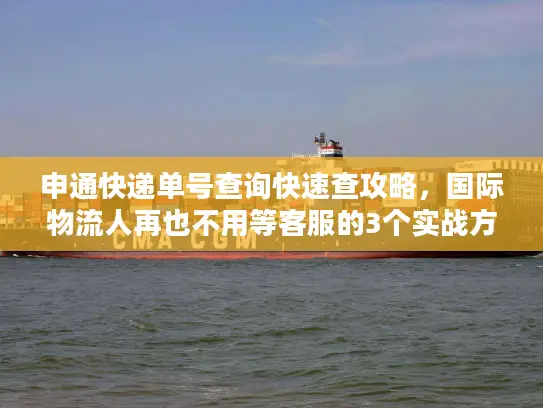 申通快递单号查询快速查攻略，国际物流人再也不用等客服的3个实战方法
