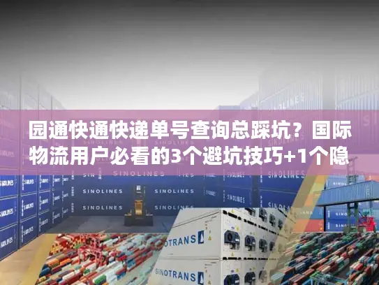 园通快通快递单号查询总踩坑？国际物流用户必看的3个避坑技巧+1个隐藏工具