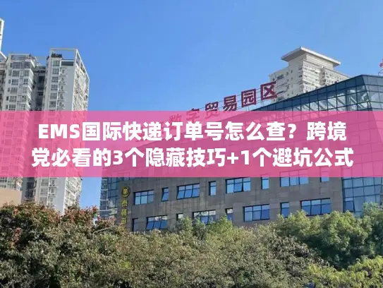 EMS国际快递订单号怎么查？跨境党必看的3个隐藏技巧+1个避坑公式