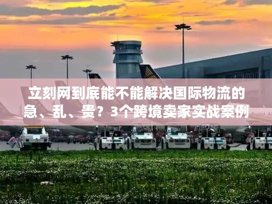 立刻网到底能不能解决国际物流的急、乱、贵？3个跨境卖家实战案例说真话