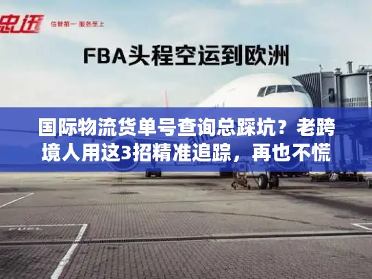 国际物流货单号查询总踩坑？老跨境人用这3招精准追踪，再也不慌