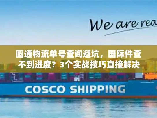 圆通物流单号查询避坑，国际件查不到进度？3个实战技巧直接解决