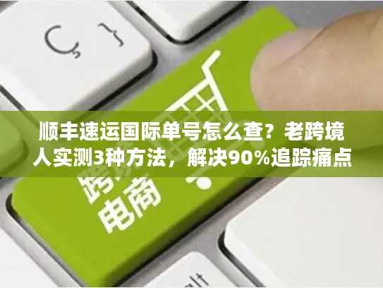 顺丰速运国际单号怎么查？老跨境人实测3种方法，解决90%追踪痛点
