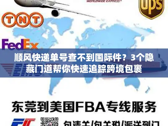 顺风快递单号查不到国际件？3个隐藏门道帮你快速追踪跨境包裹