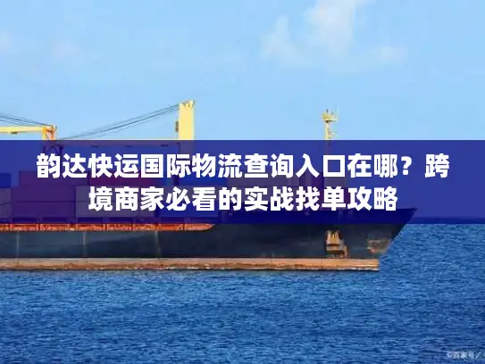 韵达快运国际物流查询入口在哪？跨境商家必看的实战找单攻略