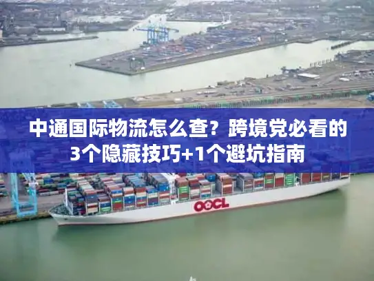 中通国际物流怎么查？跨境党必看的3个隐藏技巧+1个避坑指南