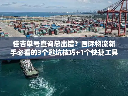 佳吉单号查询总出错？国际物流新手必看的3个避坑技巧+1个快捷工具