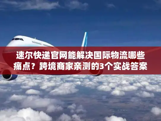 速尔快递官网能解决国际物流哪些痛点？跨境商家亲测的3个实战答案