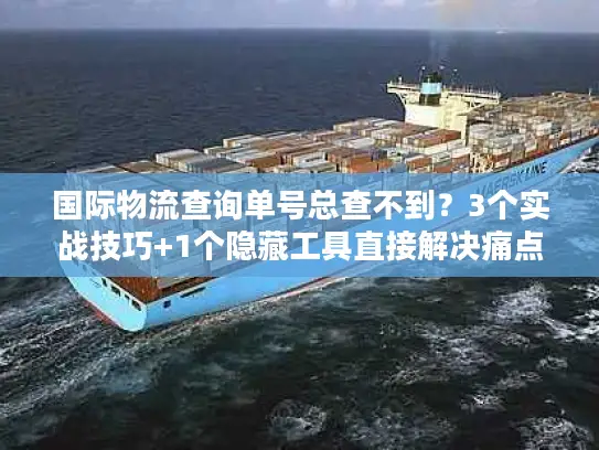 国际物流查询单号总查不到？3个实战技巧+1个隐藏工具直接解决痛点