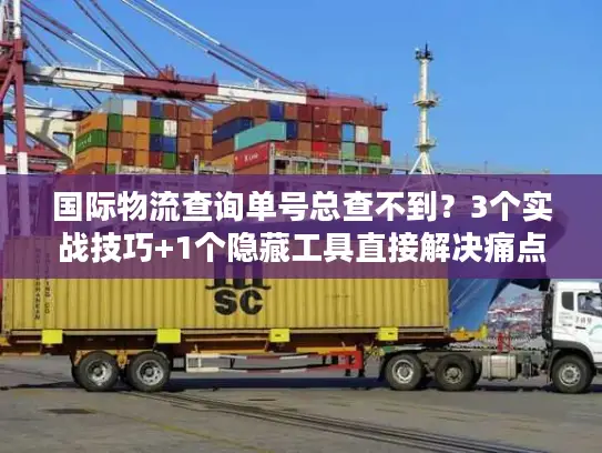 国际物流查询单号总查不到？3个实战技巧+1个隐藏工具直接解决痛点