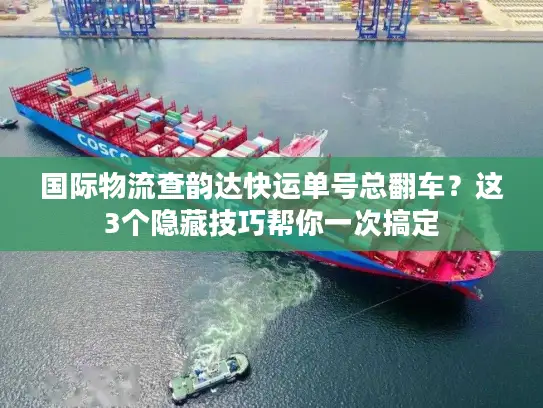 国际物流查韵达快运单号总翻车？这3个隐藏技巧帮你一次搞定