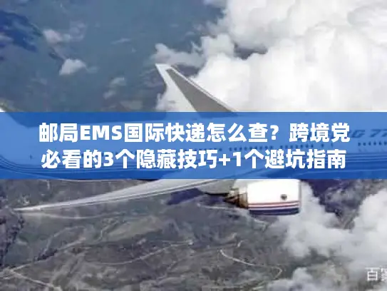 邮局EMS国际快递怎么查？跨境党必看的3个隐藏技巧+1个避坑指南