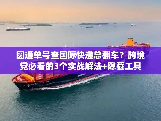 圆通单号查国际快递总翻车？跨境党必看的3个实战解法+隐藏工具