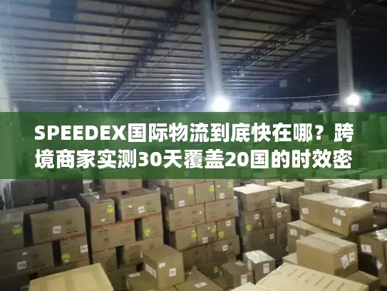 SPEEDEX国际物流到底快在哪？跨境商家实测30天覆盖20国的时效密码