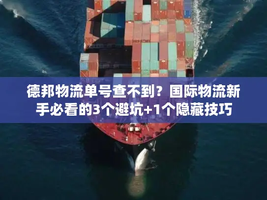 德邦物流单号查不到？国际物流新手必看的3个避坑+1个隐藏技巧