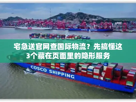 宅急送官网查国际物流？先搞懂这3个藏在页面里的隐形服务