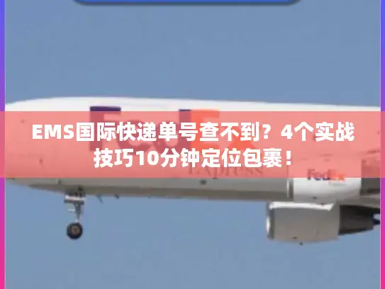 EMS国际快递单号查不到？4个实战技巧10分钟定位包裹！