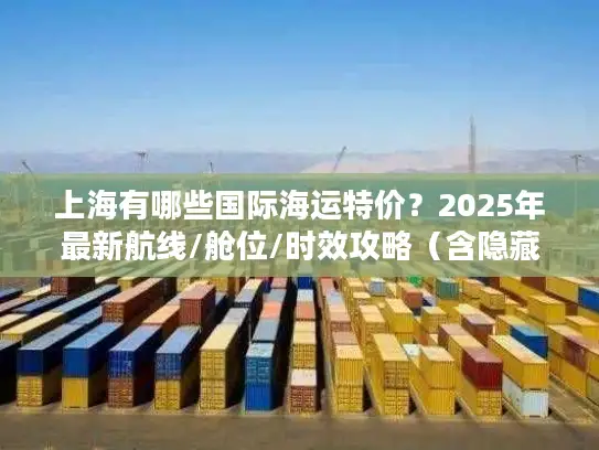 上海有哪些国际海运特价？2025年最新航线/舱位/时效攻略（含隐藏优惠）