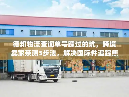 德邦物流查询单号踩过的坑，跨境卖家亲测3步法，解决国际件追踪焦虑