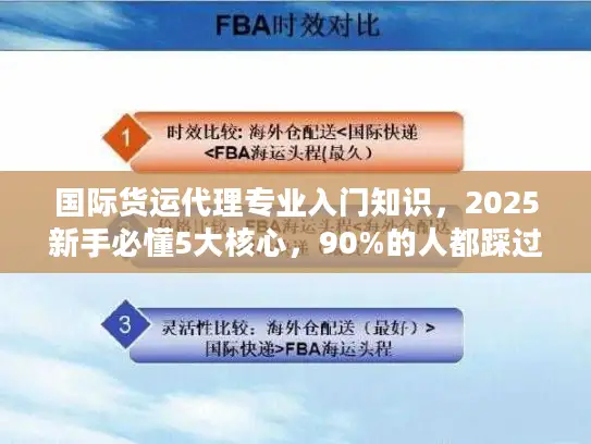 国际货运代理专业入门知识，2025新手必懂5大核心，90%的人都踩过这些坑？