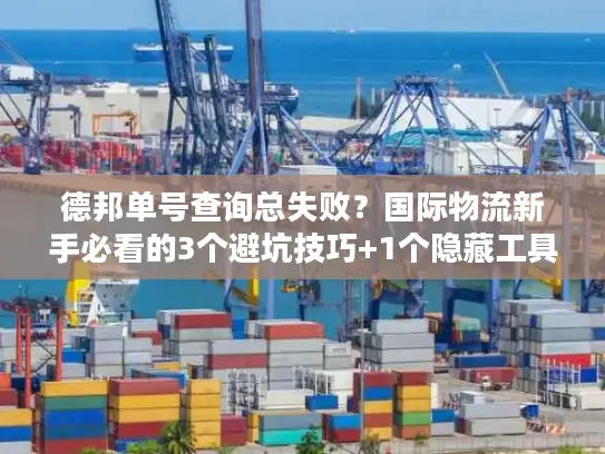 德邦单号查询总失败？国际物流新手必看的3个避坑技巧+1个隐藏工具