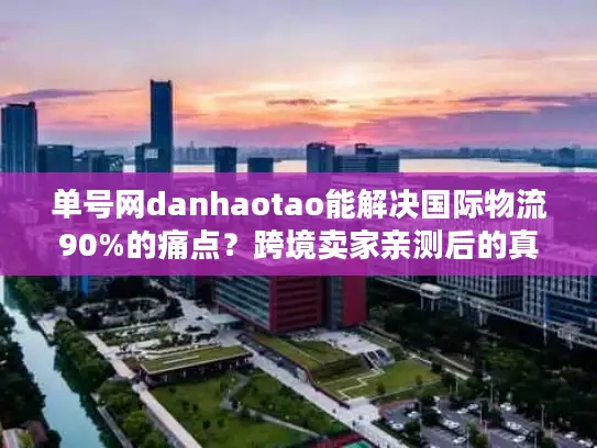单号网danhaotao能解决国际物流90%的痛点？跨境卖家亲测后的真相