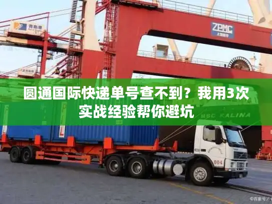 圆通国际快递单号查不到？我用3次实战经验帮你避坑