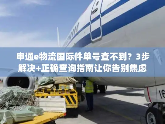 申通e物流国际件单号查不到？3步解决+正确查询指南让你告别焦虑