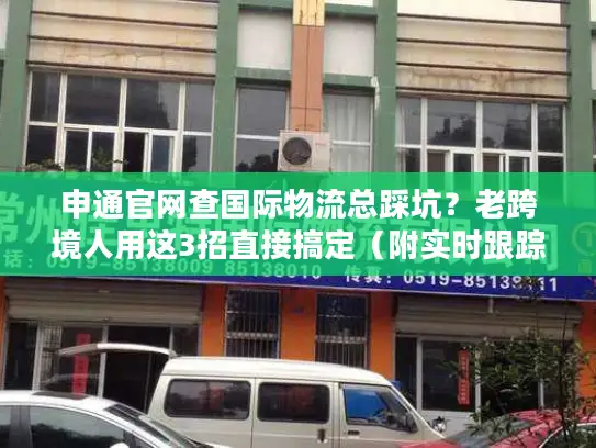 申通官网查国际物流总踩坑？老跨境人用这3招直接搞定（附实时跟踪技巧）