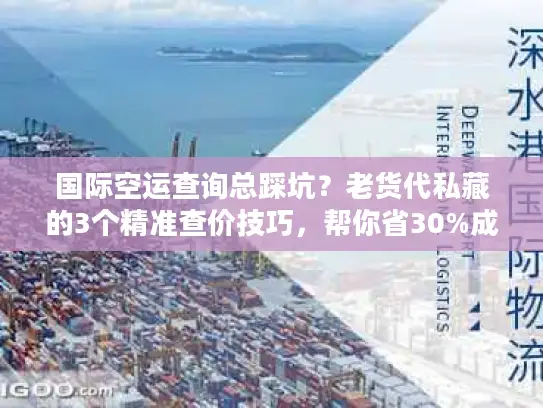 国际空运查询总踩坑？老货代私藏的3个精准查价技巧，帮你省30%成本