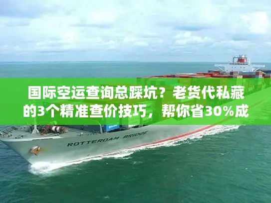 国际空运查询总踩坑？老货代私藏的3个精准查价技巧，帮你省30%成本