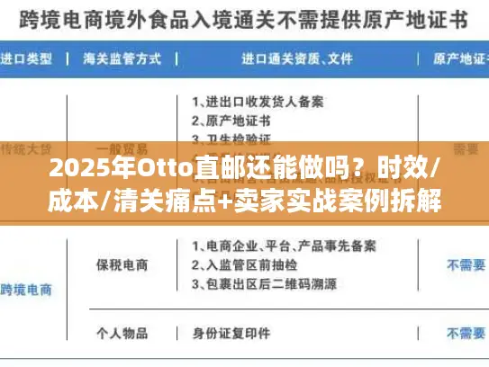 2025年Otto直邮还能做吗？时效/成本/清关痛点+卖家实战案例拆解
