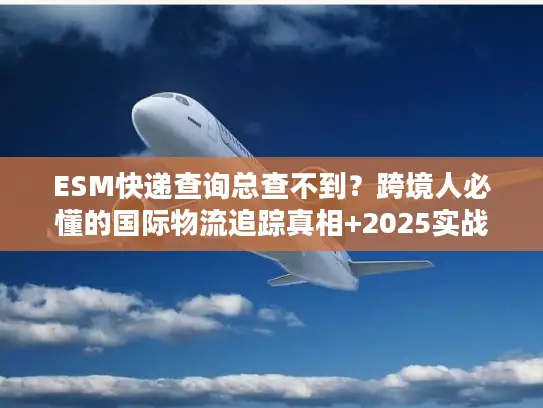 ESM快递查询总查不到？跨境人必懂的国际物流追踪真相+2025实战技巧