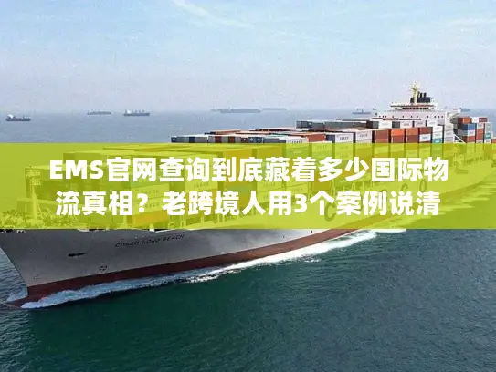 EMS官网查询到底藏着多少国际物流真相？老跨境人用3个案例说清
